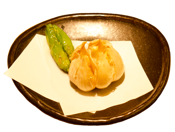 大玉にんにく丸揚げ